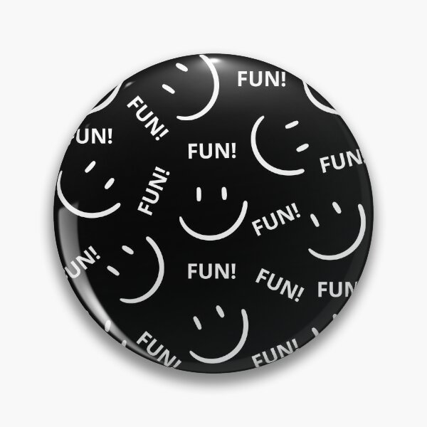 Item preview, FUN Smiley Face Dark Pattern Happy Minimalist Doodle White On Black designed and sold by LensDyn™.
