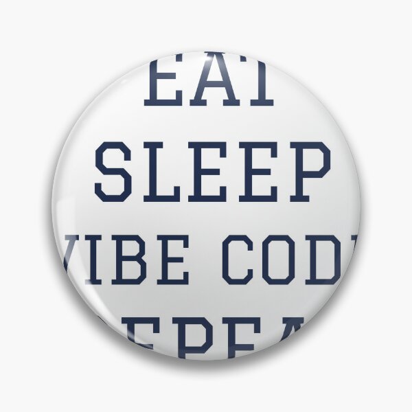 Item preview, Eat Sleep Vibe Code Repeat Funny AI T-Shirt designed and sold by BerkleyCo.