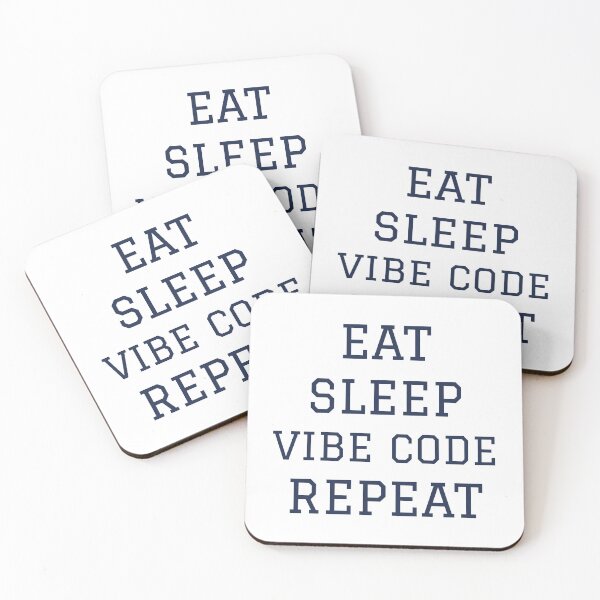 Item preview, Eat Sleep Vibe Code Repeat Funny AI T-Shirt designed and sold by BerkleyCo.