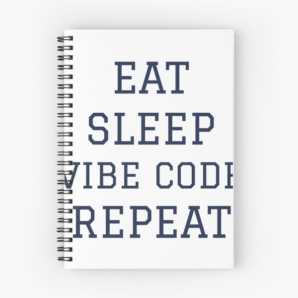 Item preview, Eat Sleep Vibe Code Repeat Funny AI T-Shirt designed and sold by BerkleyCo.