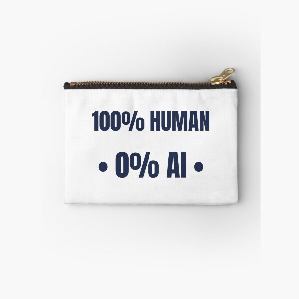 Item preview, Certified 100% Human 0% AI Funny T-Shirt designed and sold by BerkleyCo.