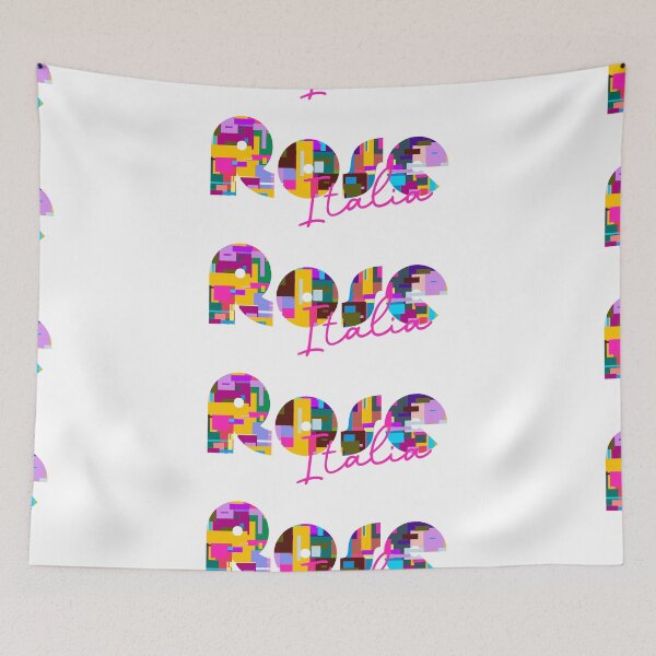 Item preview, Rose, Cosenza, Italy, Italia, colorful typography design for travellers designed and sold by Wanderful-roads.
