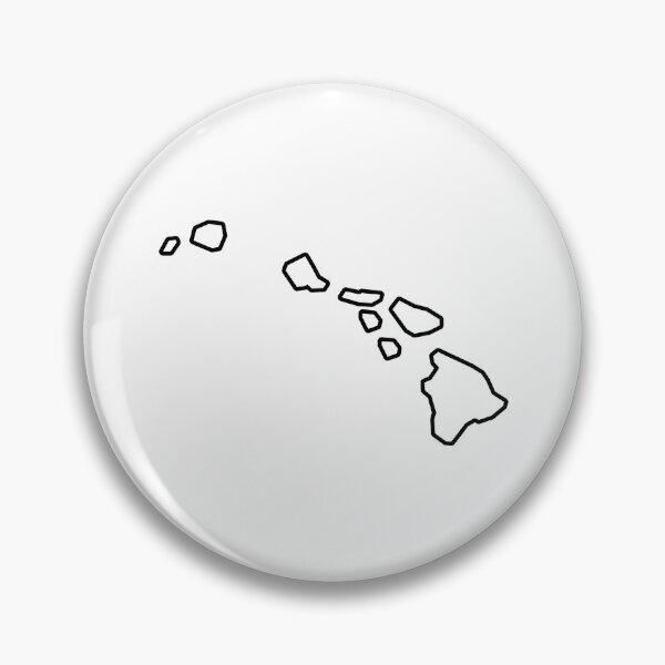 Item preview, Hawaii Shape Outline HI designed and sold by shitpostee.