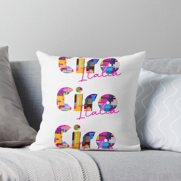 Item preview, Cirò, Crotone, Italy, Italia, colorful typography design for travellers designed and sold by Wanderful-roads.