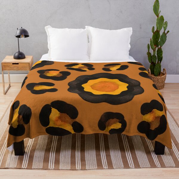 Item preview, Modern Leopard Floral Print designed and sold by annenambiro.