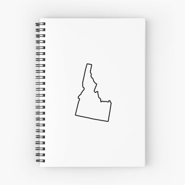 Aperçu de l'œuvre Idaho Shape Outline ID créée et vendue par shitpostee.