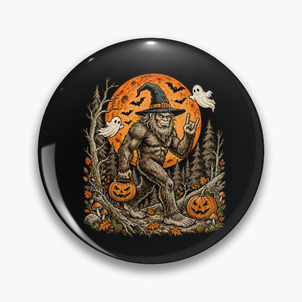 Item preview, Spooky Halloween Bigfoot Pumpkin Funny Halloween Sasquatch designed and sold by Denenberg Jardel.
