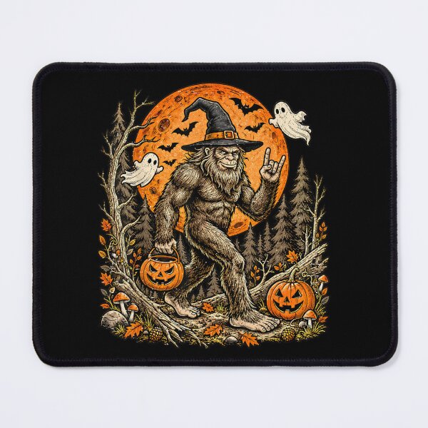 Item preview, Spooky Halloween Bigfoot Pumpkin Funny Halloween Sasquatch designed and sold by Denenberg Jardel.