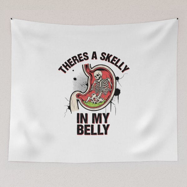 Item preview, Theres A Skelly In My Belly designed and sold by Naitsebas.