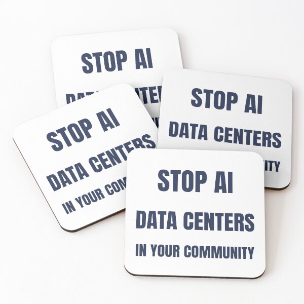 Item preview, Stop AI Data Centers Funny Protest T-Shirt designed and sold by BerkleyCo.