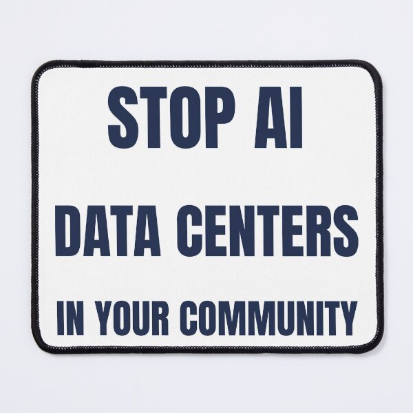 Item preview, Stop AI Data Centers Funny Protest T-Shirt designed and sold by BerkleyCo.