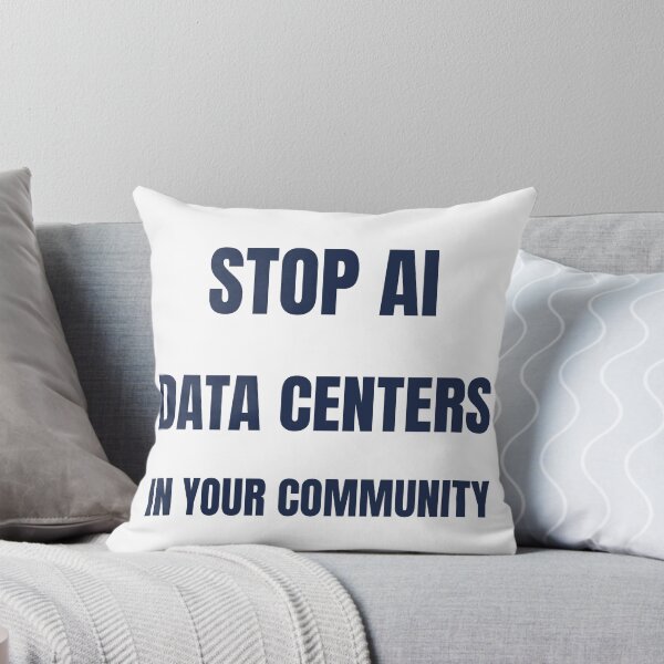 Item preview, Stop AI Data Centers Funny Protest T-Shirt designed and sold by BerkleyCo.