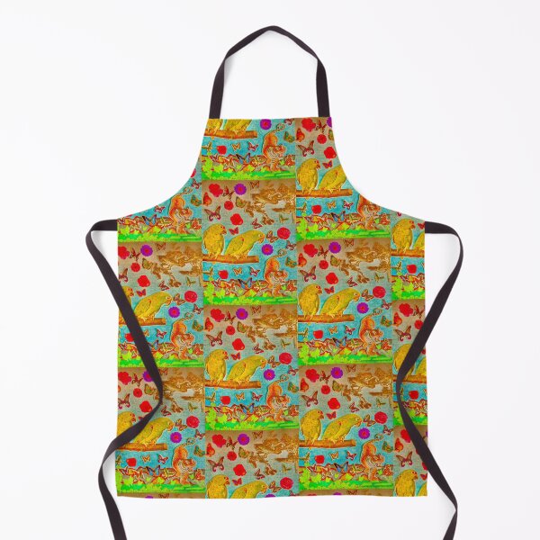 Item preview, Tropical Jungle with Parrots, Tiger and Multicolored Butterflies designed and sold by Veroverove.