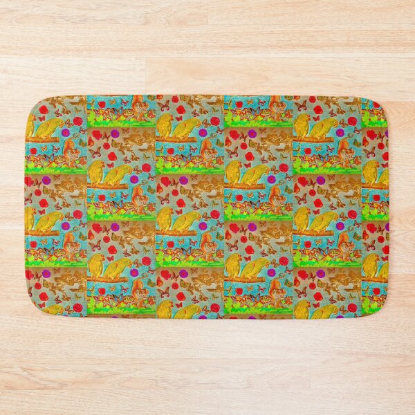 Item preview, Tropical Jungle with Parrots, Tiger and Multicolored Butterflies designed and sold by Veroverove.