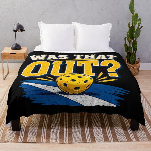 Item preview, Was That Out Funny Pickleball Player Court Sports Humor Retro designed and sold by Photo-Sphere101.