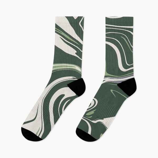Item preview, Sage Green and Mint Fluid Marble Abstract designed and sold by CaramelCo.