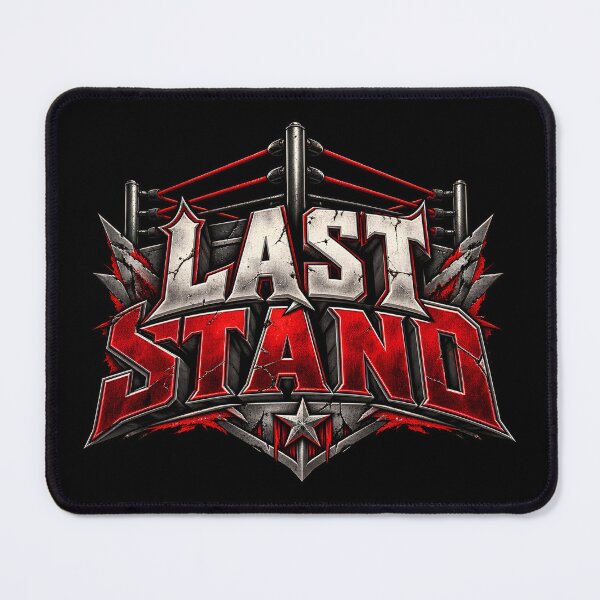Item preview, Last Stand Professional Wrestling Combat Event Logo designed and sold by Dogy Corgi.
