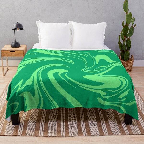 Item preview, Mint Green Fluid Swirl Abstract Art designed and sold by CaramelCo.