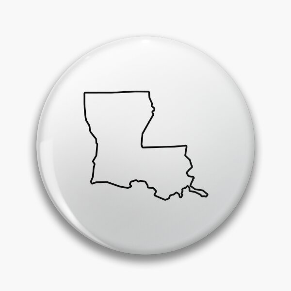 Item preview, Louisiana Shape Outline LA designed and sold by shitpostee.