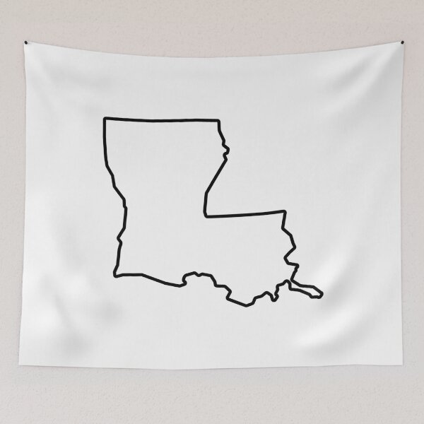 Item preview, Louisiana Shape Outline LA designed and sold by shitpostee.