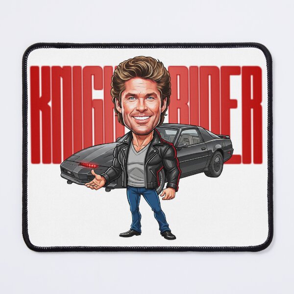 Item preview, Funny caricature David Hasselhoff Knight Rider designed and sold by vectorlove.