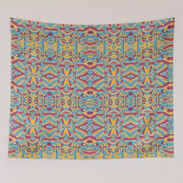 Item preview, Multicolored Tribal Pattern designed and sold by DFLC Prints.