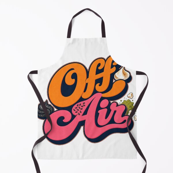 Item preview, Off Air Retro Dessert Typography designed and sold by Per My Last Nerve Studio.