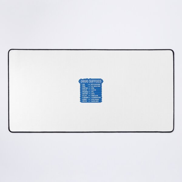 Item preview, Drug Suffixes Blueprint Pharmacology Nursing Student Sticker designed and sold by isokinetic.