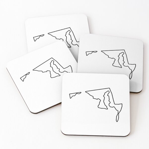 Item preview, Maryland Shape Outline MD designed and sold by shitpostee.