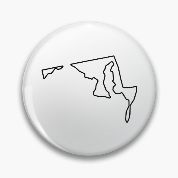 Item preview, Maryland Shape Outline MD designed and sold by shitpostee.