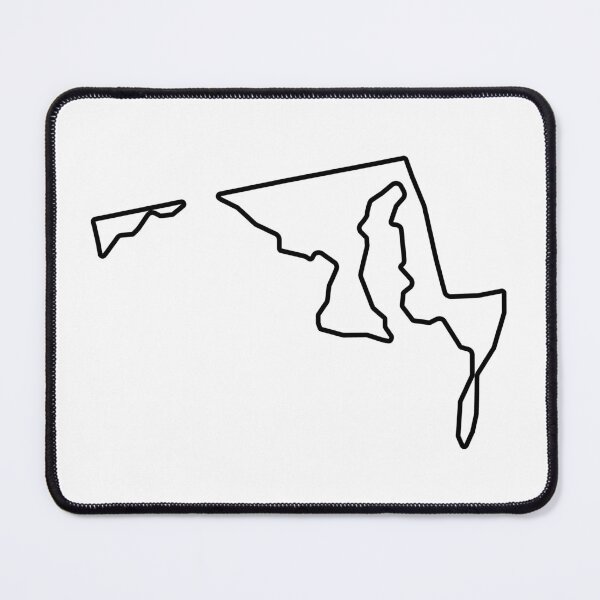 Item preview, Maryland Shape Outline MD designed and sold by shitpostee.