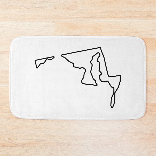 Item preview, Maryland Shape Outline MD designed and sold by shitpostee.