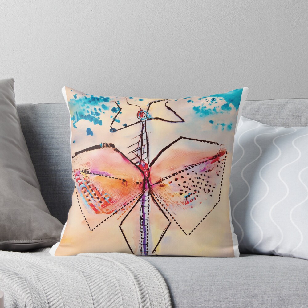 Item preview, Throw Pillow designed and sold by WackAbstracts.
