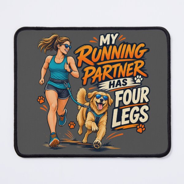 Item preview, My Running Partner Has Four Legs designed and sold by erkancept.