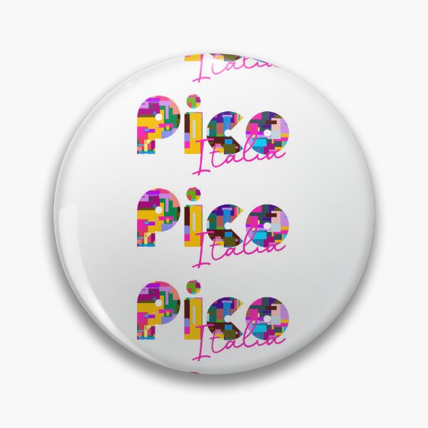 Artikelvorschau, Pico, Frosinone, Italien, Italia, farbenfrohes Typografie-Design für Reisende entworfen und verkauft von Wanderful-roads.
