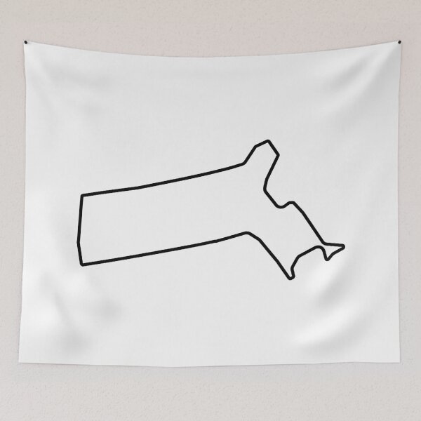 Item preview, Massachusetts Shape Outline MA designed and sold by shitpostee.