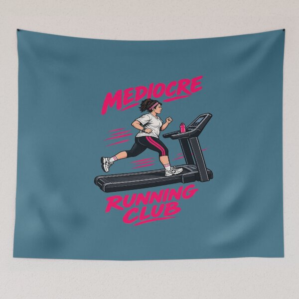 Item preview, Mediocre Running Club – Funny Runner Fitness Humor. designed and sold by Endless7Art.