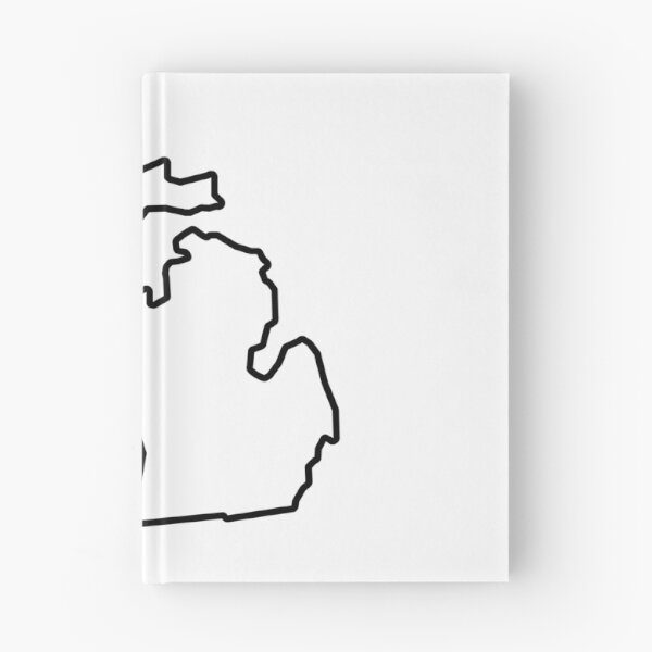 Item preview, Michigan Shape Outline MI designed and sold by shitpostee.