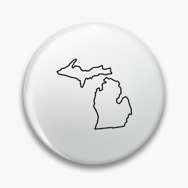 Item preview, Michigan Shape Outline MI designed and sold by shitpostee.
