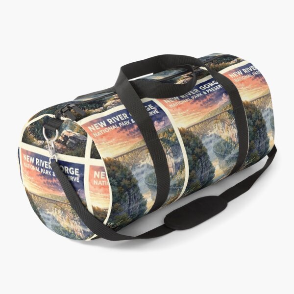 Item preview, New River Gorge National Park & Preserve West Virginia Vintage Watercolor Travel designed and sold by Teelogic.