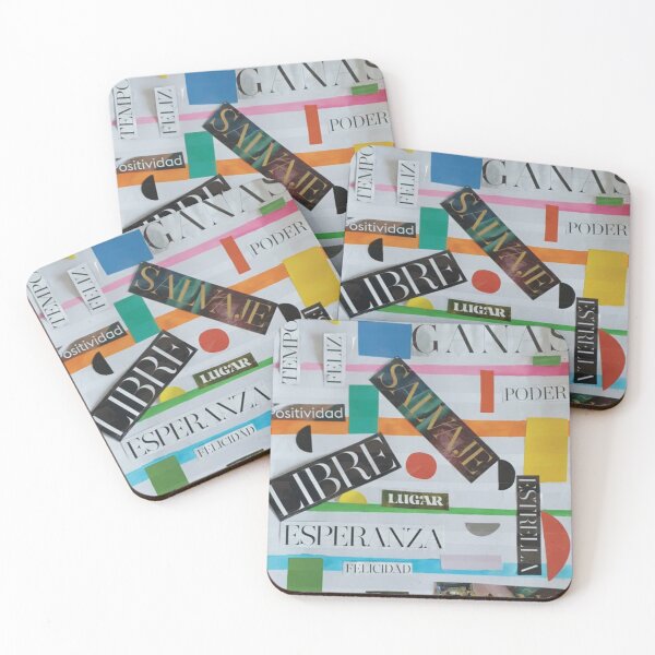 Item preview, Inspirational Typographic Collage: Words and Positivity designed and sold by Veroverove.
