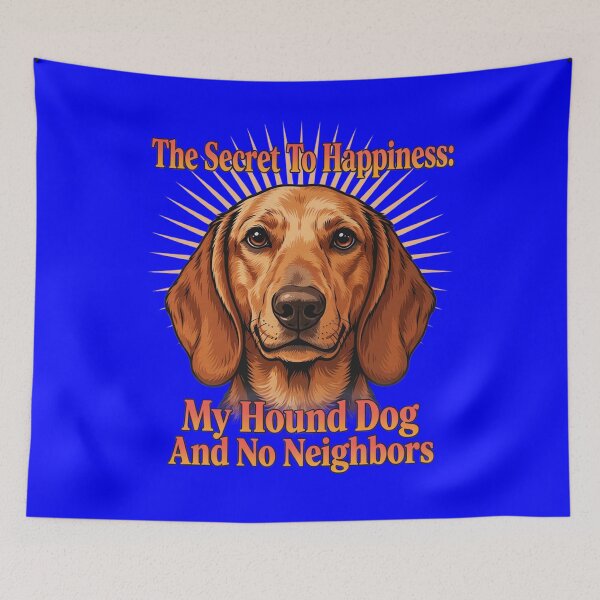 Item preview, Hound Dog Pet Owner The Secret To Happiness: My Hound Dog designed and sold by fantasticdesign.