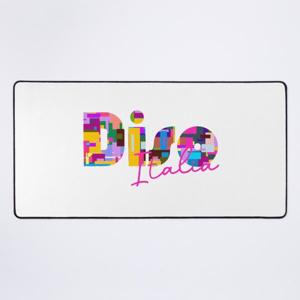 Item preview, Diso, Lecce, Italy, Italia, colorful typography design for travellers designed and sold by Wanderful-roads.