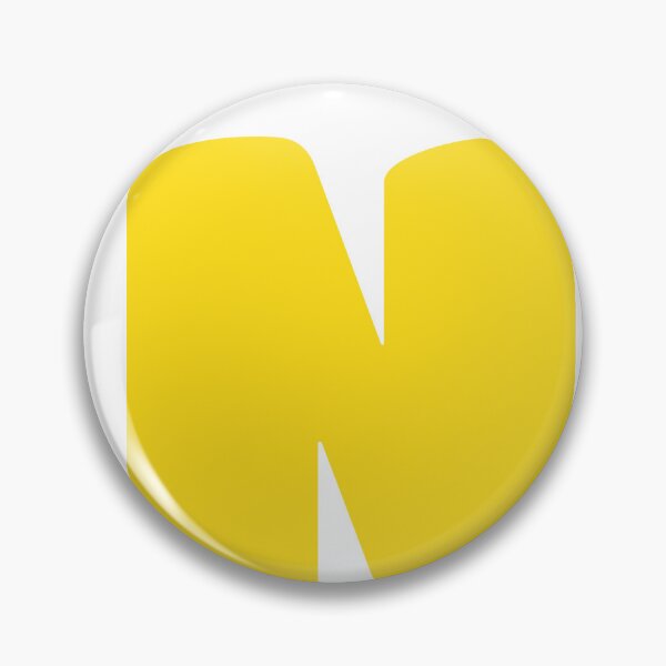 Item preview, Halloween Yellow Letter N Initial designed and sold by remoteart.