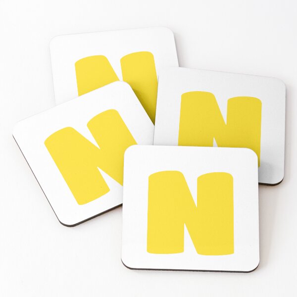 Item preview, Halloween Yellow Letter N Initial designed and sold by remoteart.