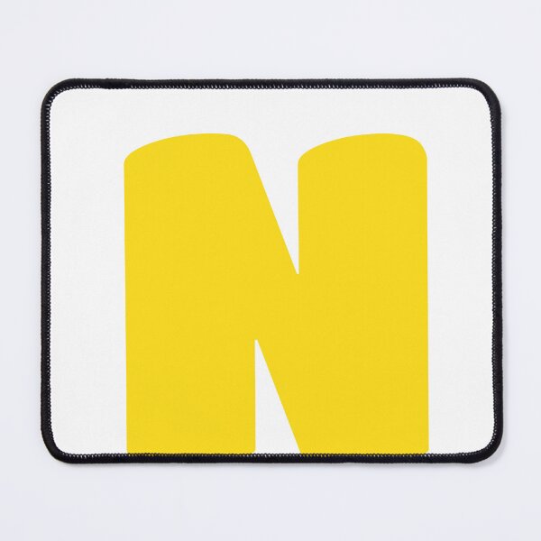 Item preview, Halloween Yellow Letter N Initial designed and sold by remoteart.