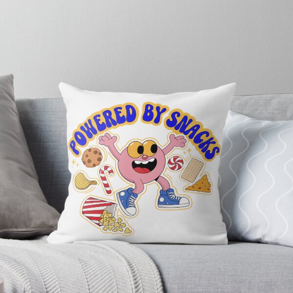 Item preview, Powered By Snacks Funny Sticker designed and sold by Orillia.