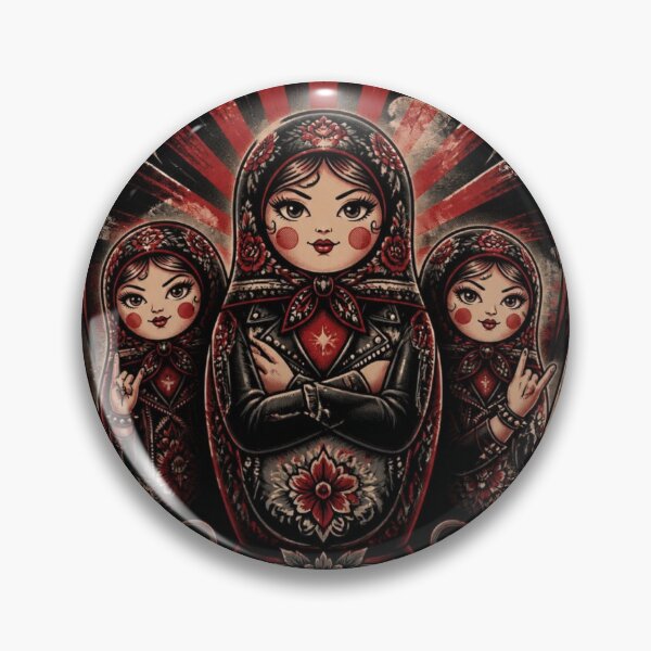 Item preview, Punk Rock Matryoshka Dolls designed and sold by MariaYariWorld.