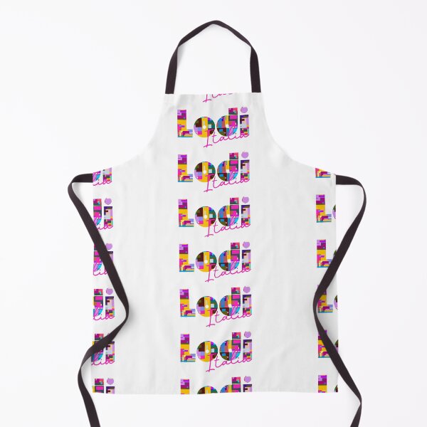 Item preview, Lodi, Italy, Italia, colorful typography design for travellers designed and sold by Wanderful-roads.