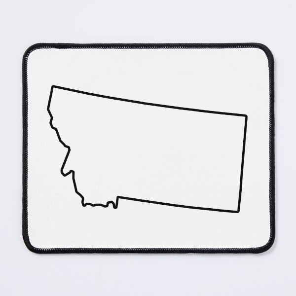 Item preview, Montana Shape Outline MT designed and sold by shitpostee.